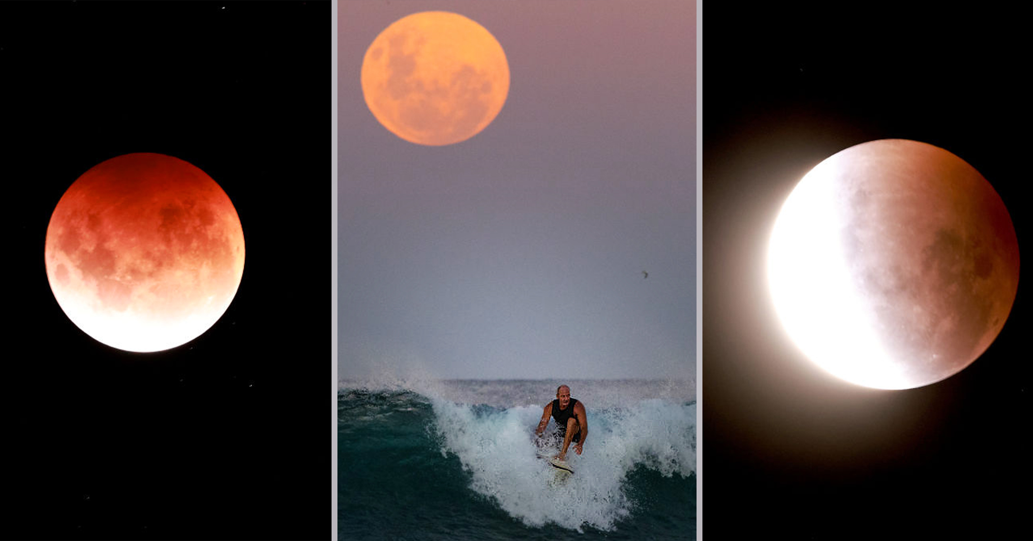 Unreal Photos Show ‘Super Blood Moon’ During Total Lunar Eclipse Across