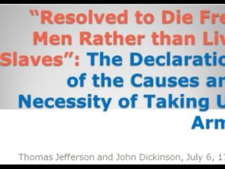Declarations causes necessity