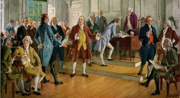 Congress approves declaration of independence