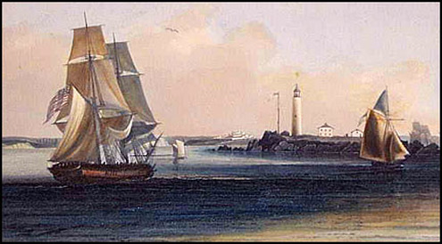 Patriots Destroy Boston Lighthouse