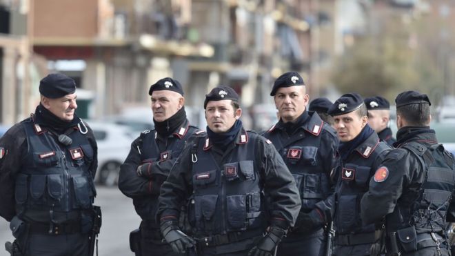 italian police mafia raids