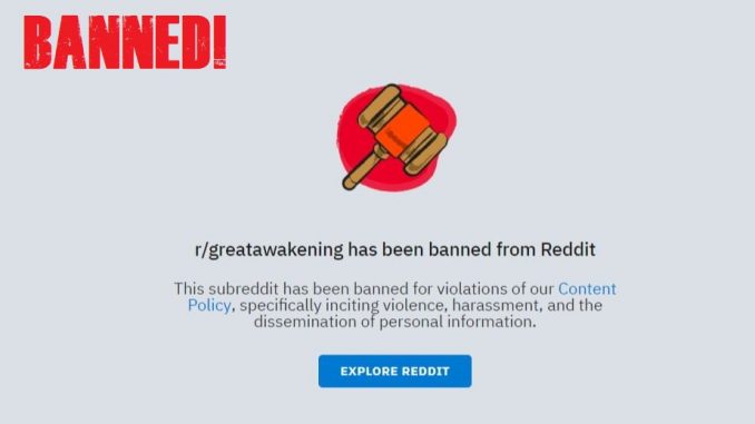 The Great Awakening Banned