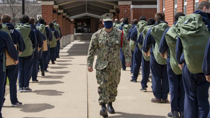 Hundreds of Navy Recruits Quarantine at Closed Water Park Before Basic ...